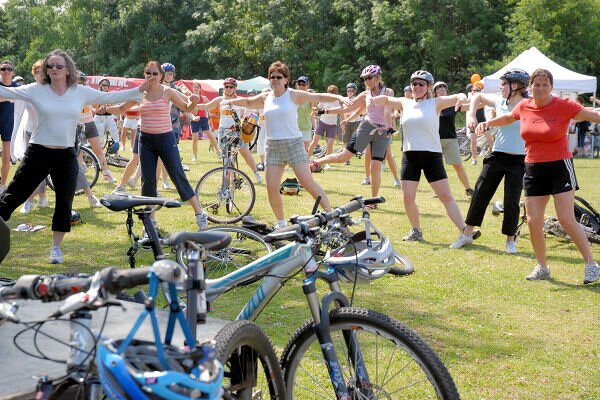 Warm up at Pedal in the Park